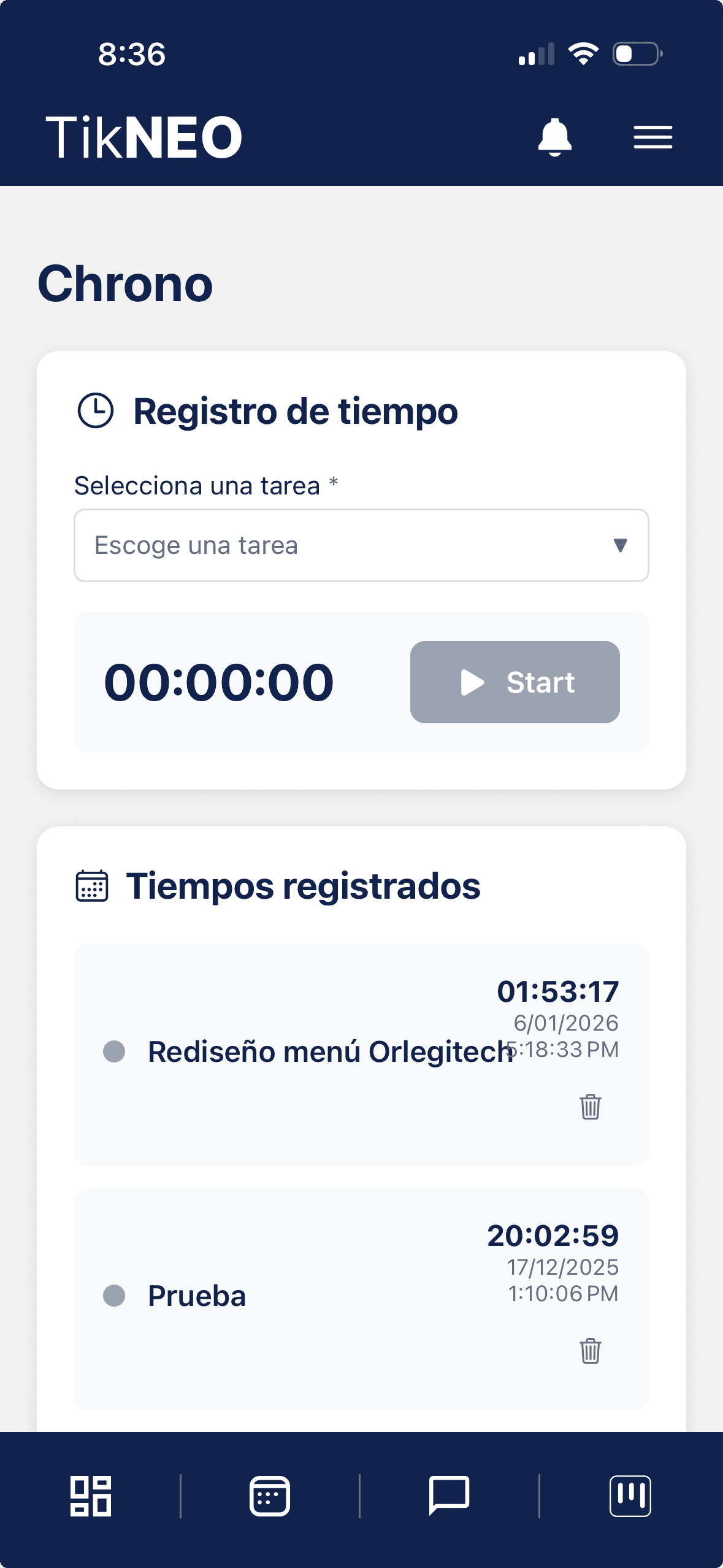 TikNEO Chrono