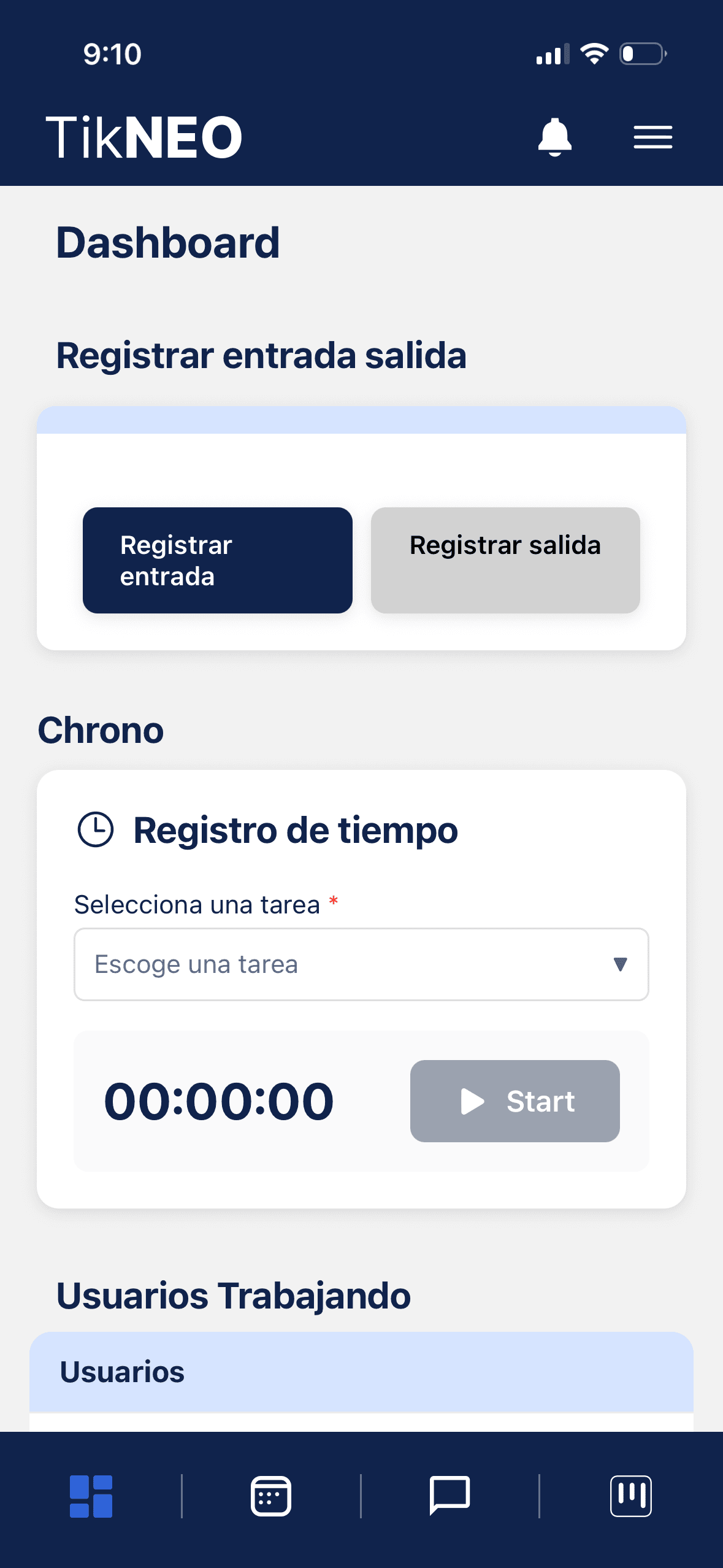 TikNEO Dashboard
